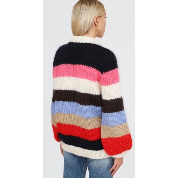 Ganni Julliard striped mohair sweater - Picture 2 of 6